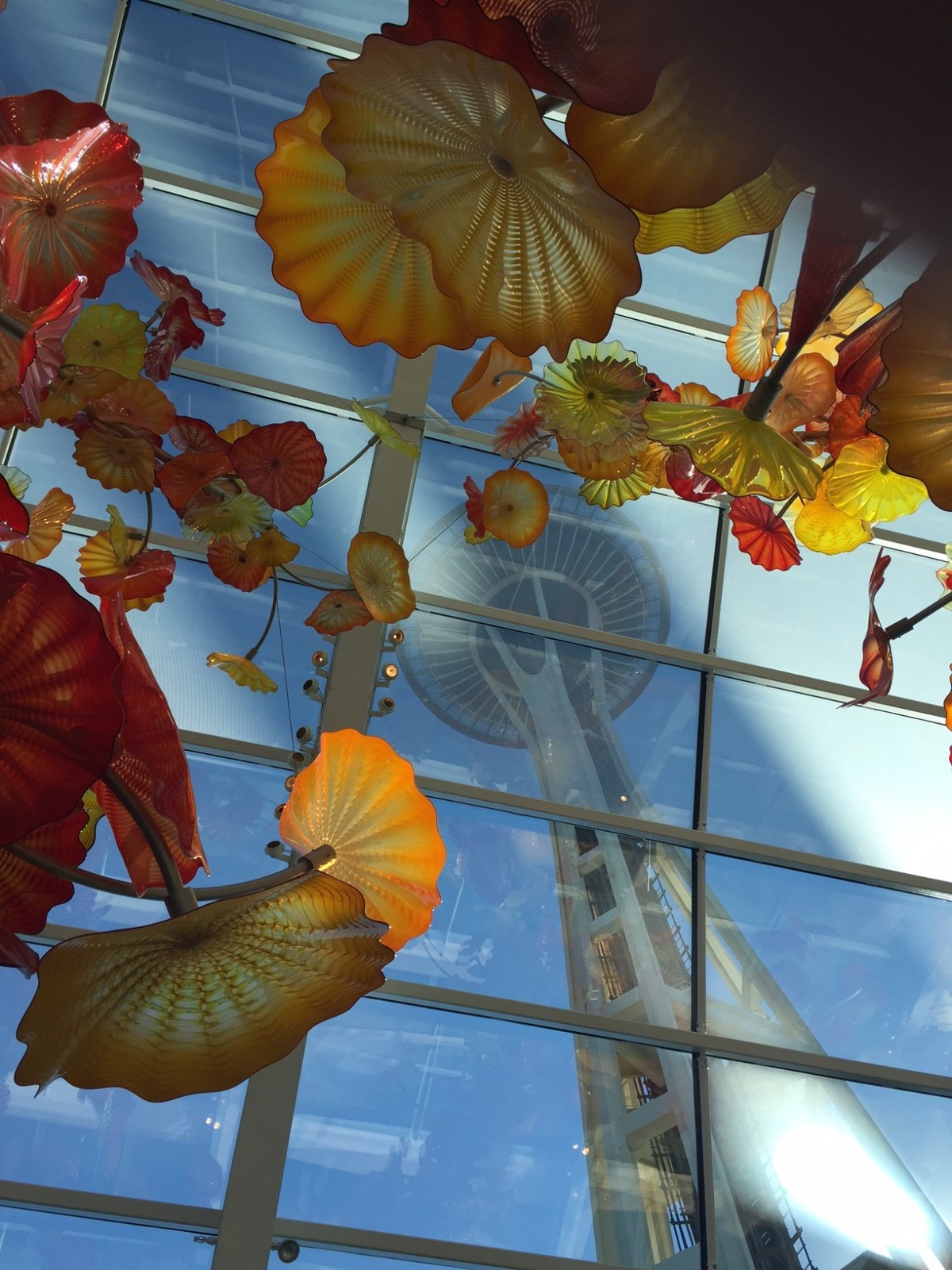 Picture of the Day – Space Needle from Chihuly Garden & Glass exhibit